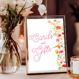 Poster L'amour est en fleur signe fleur sauvage fleuri