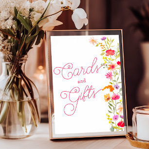 Poster L'amour est en fleur signe fleur sauvage fleuri