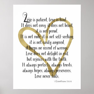Poster L'amour est le coeur du patient