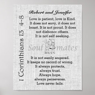 Poster L'amour est patient, l'amour est gentil Option per