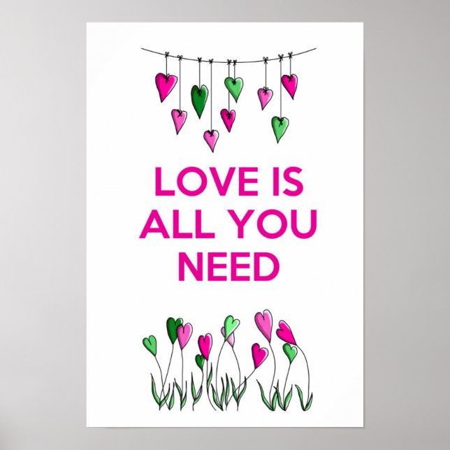 Poster L'amour est tout ce dont vous avez besoin (Devant)