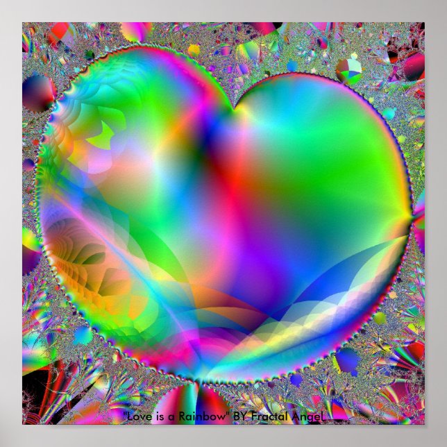 Poster L'amour est un arc en ciel (Devant)