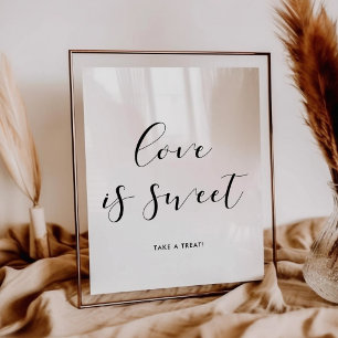 Poster L'amour est un signe mariage doux