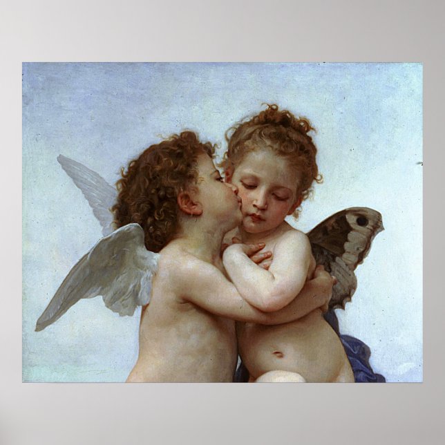 Poster L'Amour et Psyche de Bouguereau, enfants (Cupid) (Devant)