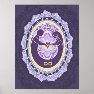 Poster L'amour éternel Mandala