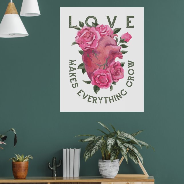 Poster L'amour fait tout grandir (Salon 1)