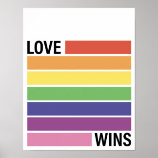 Poster L'amour gagne Rainbow