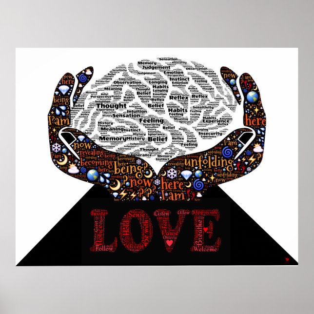 Poster L'amour inconditionnel est le chemin de la réalisa (Devant)