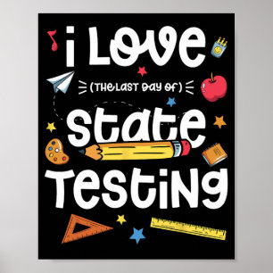 Poster L'amour (la Dernière journée de) Test de l'état Te