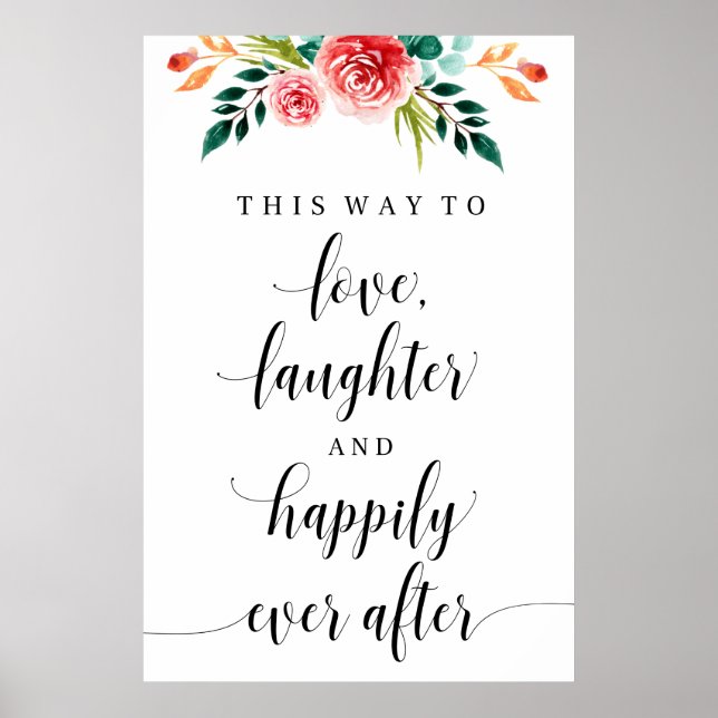 Poster L'amour, le rire et la joie après le Mariage (Devant)