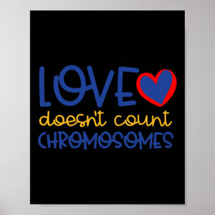 Poster L'amour ne compte pas le syndrome de Chromosomes v