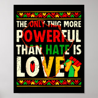Poster L'amour plus puissant que la haine mois d'histoire
