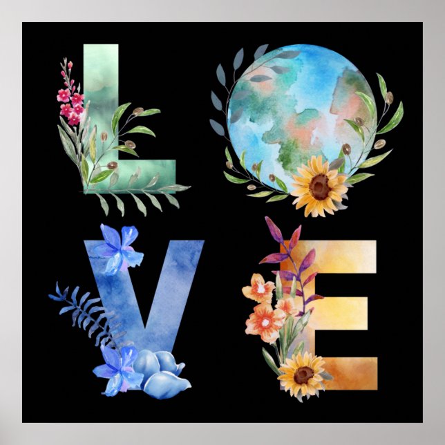 POSTER L'AMOUR SAUVE NOTRE PLANÈTE  (Devant)