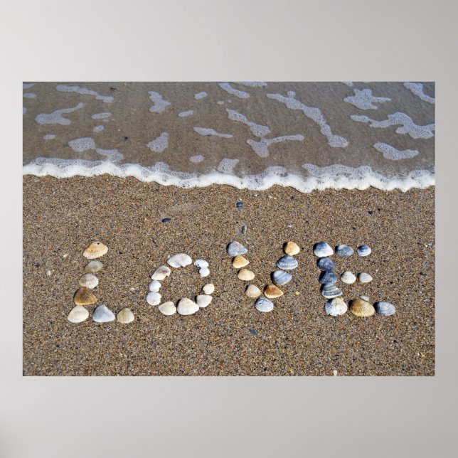 Poster L'amour sur la plage (Devant)