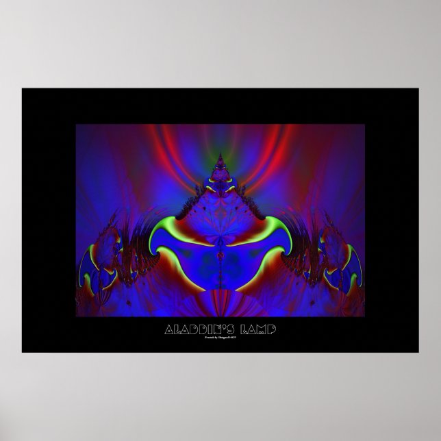 Poster Lampe d'Aladdin (Devant)