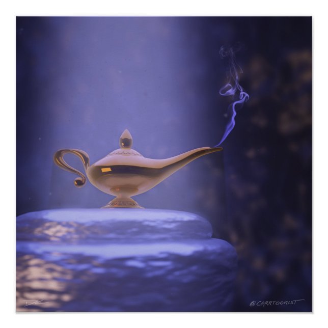 Poster Lampe de Genie (Devant)