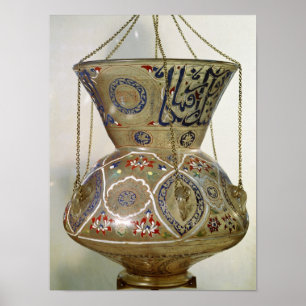 Poster Lampe, de la mosquée de Sultan Hasan, Le Caire