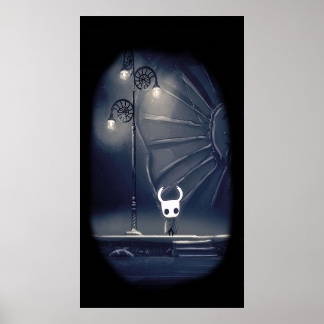 Poster Lampe de rue Hollow Knight (Devant)