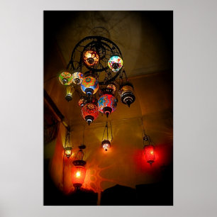 Poster Lampes turques