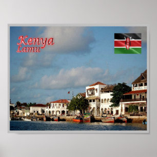 Poster Lamu - Kenya - Panorama -