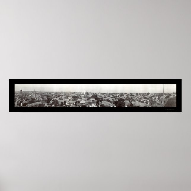 Poster Lancaster, photo 1910 de l'Autorité palestinienne (Devant)