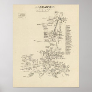 Poster Lancaster, town of Lancaster