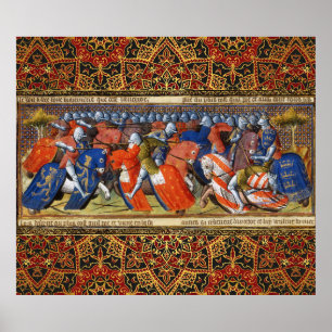 Poster Lancelot du lac dans le tournoi de Camelot