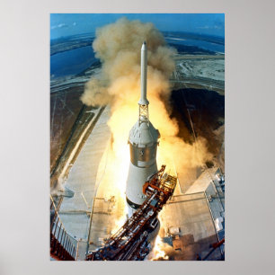 Poster Lancement d'Apollo 11
