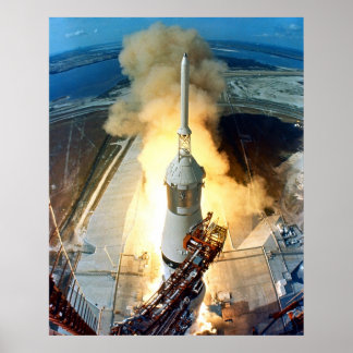 Poster Lancement d'Apollo 11