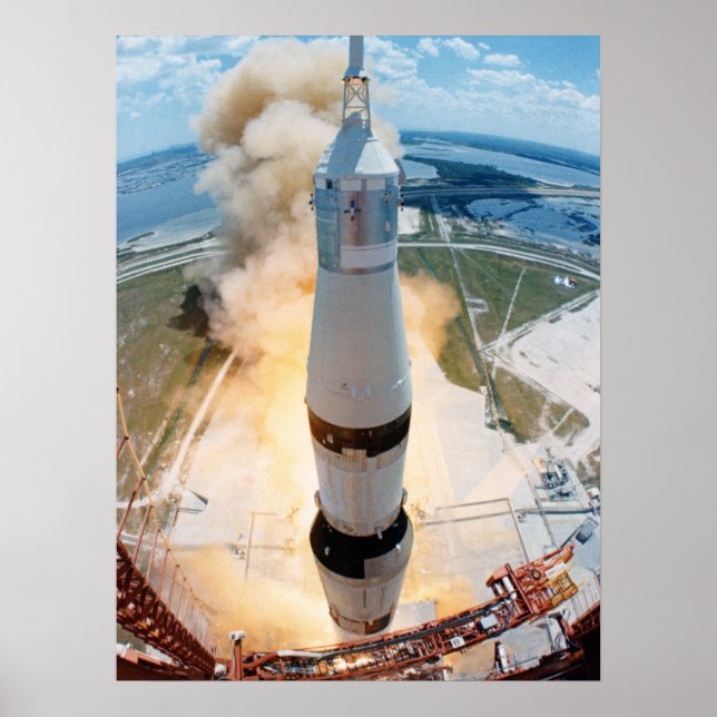 Poster Lancement d'Apollo 16 (Devant)