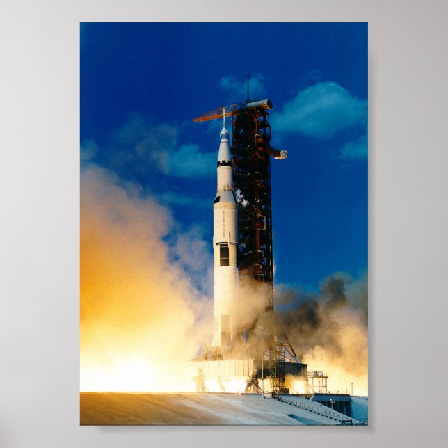 Poster Lancement d'Apollo 16 (Devant)