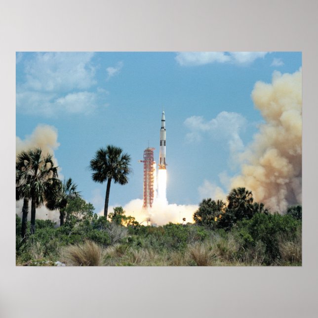 Poster Lancement d'Apollo 16 (Devant)