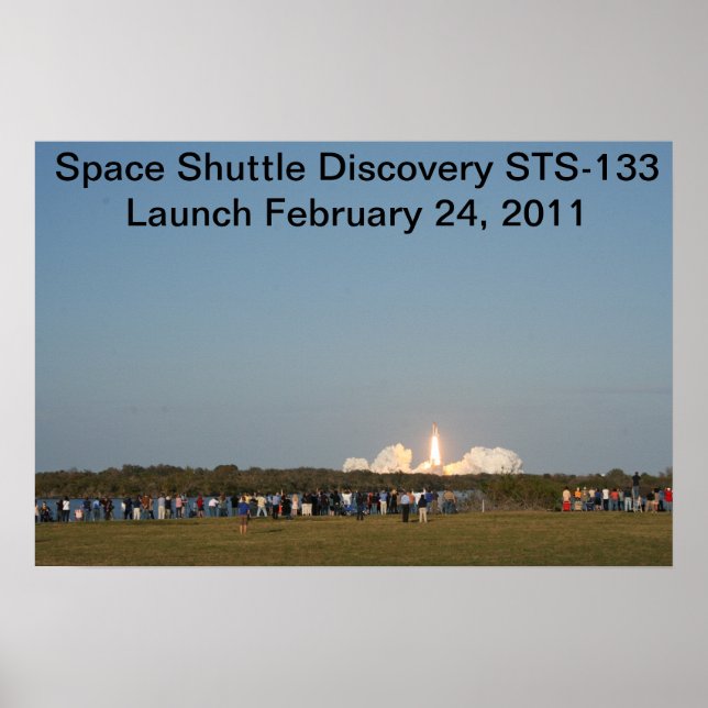 Poster Lancement de Discovery STS-133 (Devant)