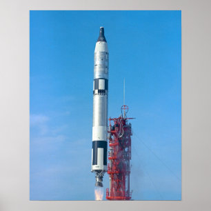 Poster Lancement de Gemini 6A