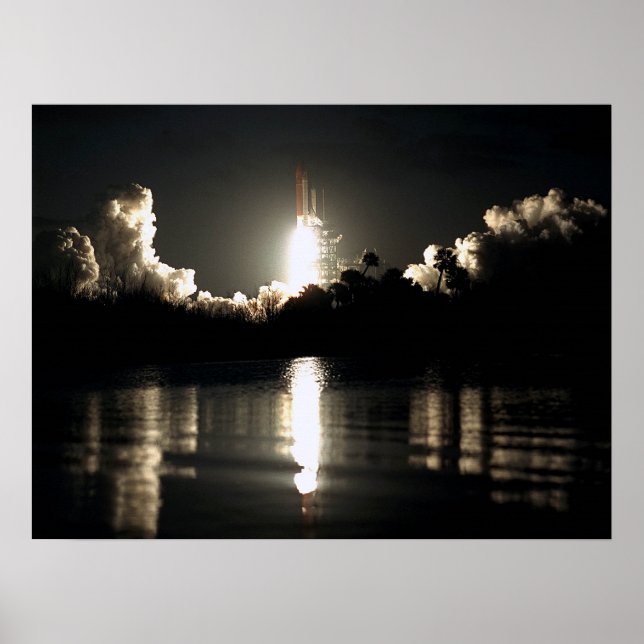 Poster Lancement de la navette spatiale Columbia (STS-61C (Devant)