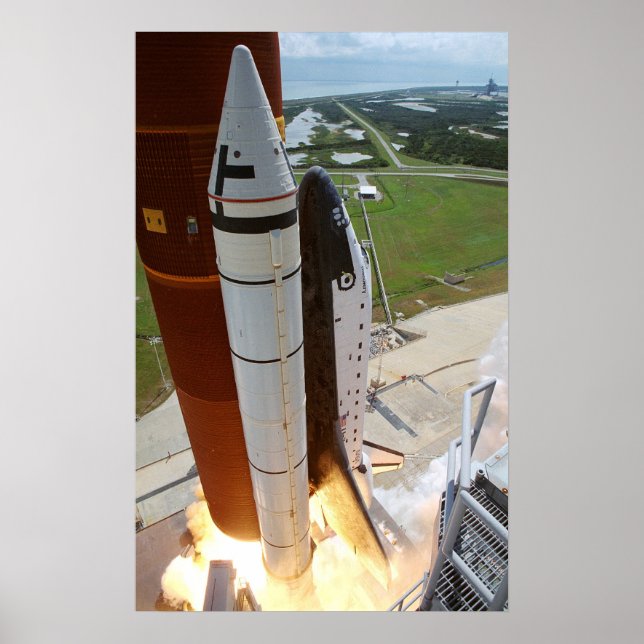 Poster Lancement de Space Shuttle Discovery (STS-26) (Devant)