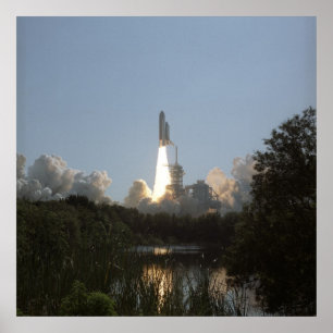 Poster Lancement de Space Shuttle Discovery (STS-29)