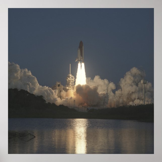 Poster Lancement de Space Shuttle Discovery (STS-41) (Devant)