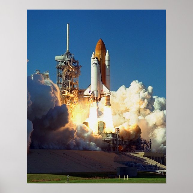 Poster Lancement de Space Shuttle Discovery (STS-95) (Devant)