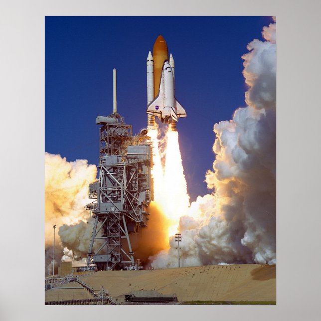 Poster Lancement de Space Shuttle Discovery (STS-95) (Devant)
