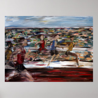 Poster Lancer l'affiche des courses