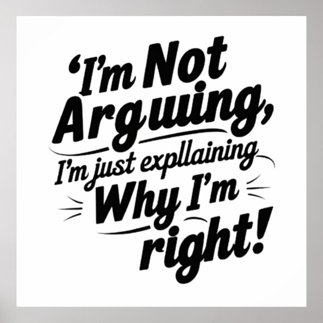 Poster Lancer l'oreiller (Devant)