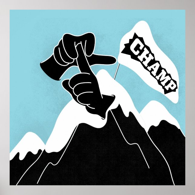 Poster Lancer l'oreiller (Devant)