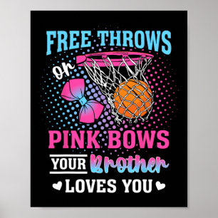 Poster Lancers francs ou nœuds roses Votre frère vous aim