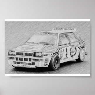 Poster Lancia Delta Integrale