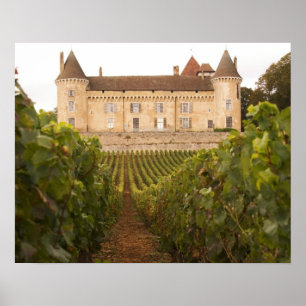 Poster L'ancien château médiéval de Rully sur la Côte