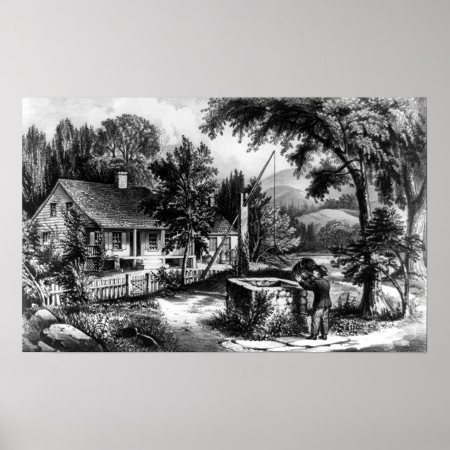 Poster L'ancien seau à oeufs - 1872 (Devant)