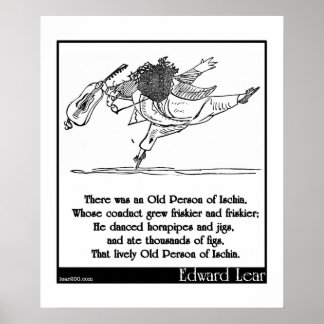 Poster L'ancienne personne d'Ischia Limerick d'Edward Lea