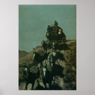 Poster L'ancienne stagecoach des plaines de Remington (19