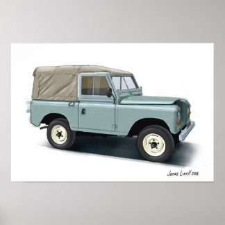 Poster Land Rover